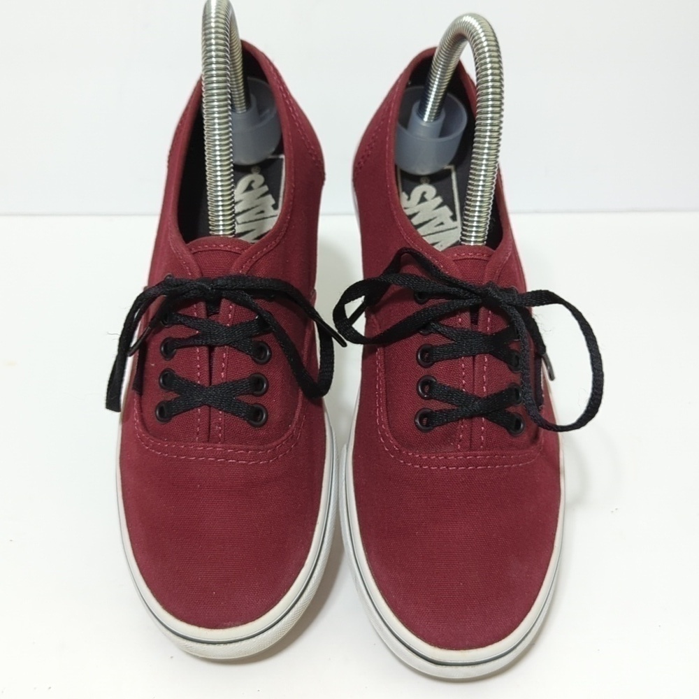 Vans off the wall burgendy red athletic sneaker women's size 6.5 men's 5 - Picture 3 of 14
